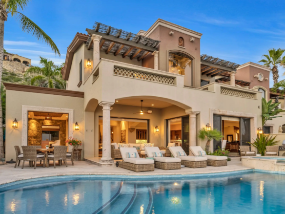 Palmilla luxury homes in Los Cabos with ocean views and private community landscaping